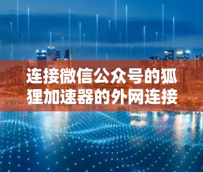 连接微信公众号的狐狸加速器的外网连接步骤如下