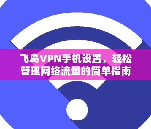 飞鸟VPN手机设置，轻松管理网络流量的简单指南