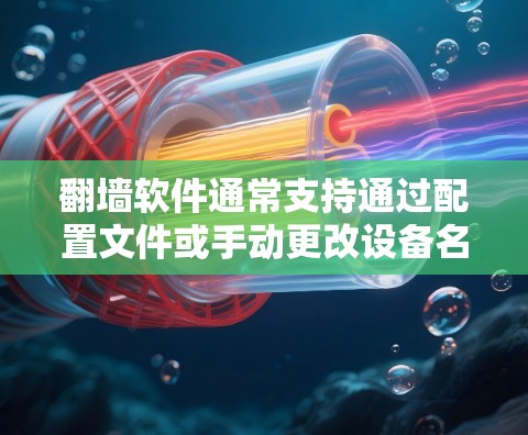 翻墙软件通常支持通过配置文件或手动更改设备名称来切换不同的线路。以下是一般的步骤，适用于大多数翻墙软件