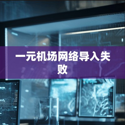 一元机场网络导入失败