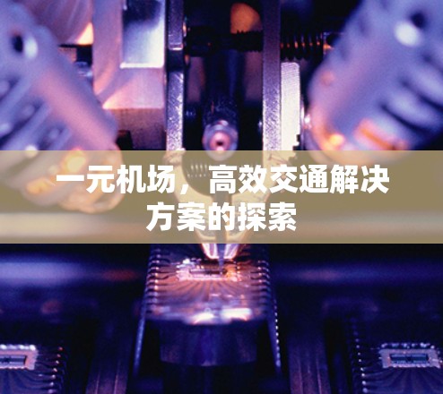 一元机场，高效交通解决方案的探索