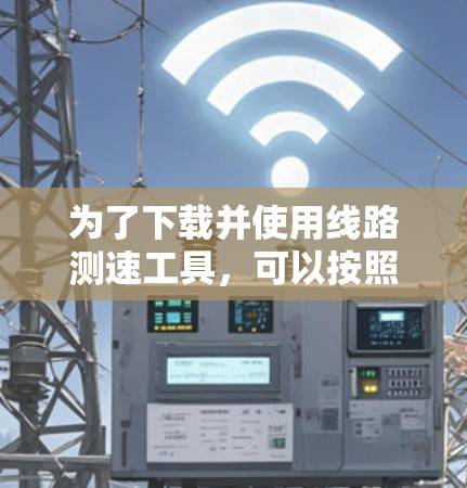 为了下载并使用线路测速工具，可以按照以下步骤进行