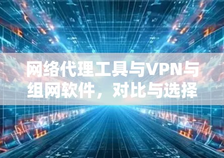网络代理工具与VPN与组网软件，对比与选择指南